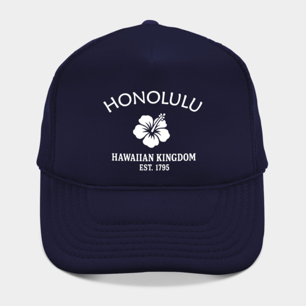 Honolulu Hawaii Vintage Retro Hat - White Logo - Various Colors