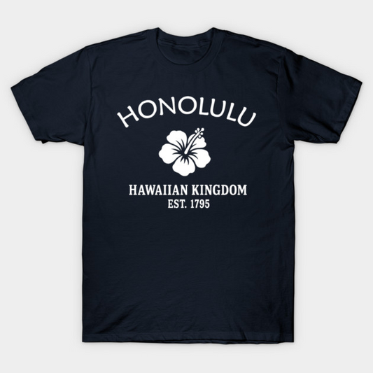 Honolulu Hawaii Vintage Retro Women's T-Shirt - White Logo - Various Colors