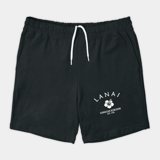 Lanai Hawaii Vintage Retro Shorts - White Logo - Various Colors