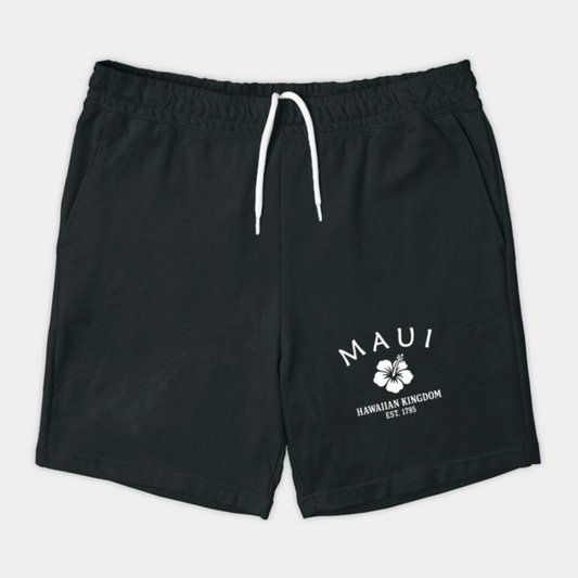 Maui Hawaii Vintage Retro Shorts - White Logo - Various Colors
