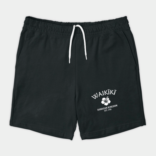 Waikiki Hawaii Vintage Retro Shorts - White Logo - Various Colors