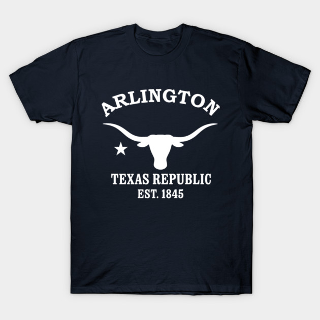 Arlington Texas Vintage Retro Women's T-Shirt - White Logo - Various Colors
