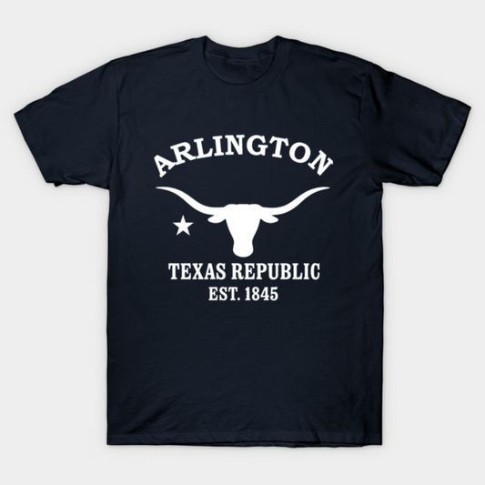 Arlington Texas Vintage Retro Women's T-Shirt - White Logo - Various Colors