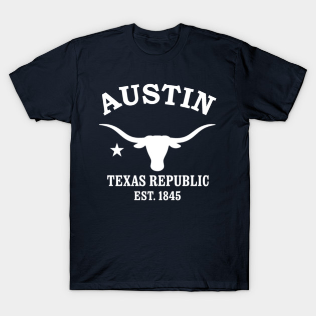 Austin Texas Vintage Retro Women's T-Shirt - White Logo - Various Colors