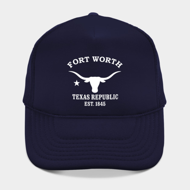 Fort Worth Texas Vintage Retro Hat - White Logo - Various Colors