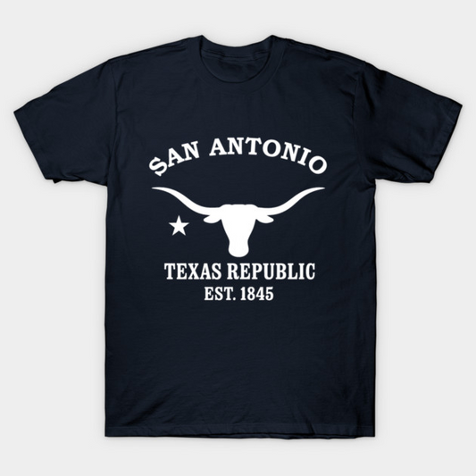 San Antonio Texas Vintage Retro Women's T-Shirt - White Logo - Various Colors
